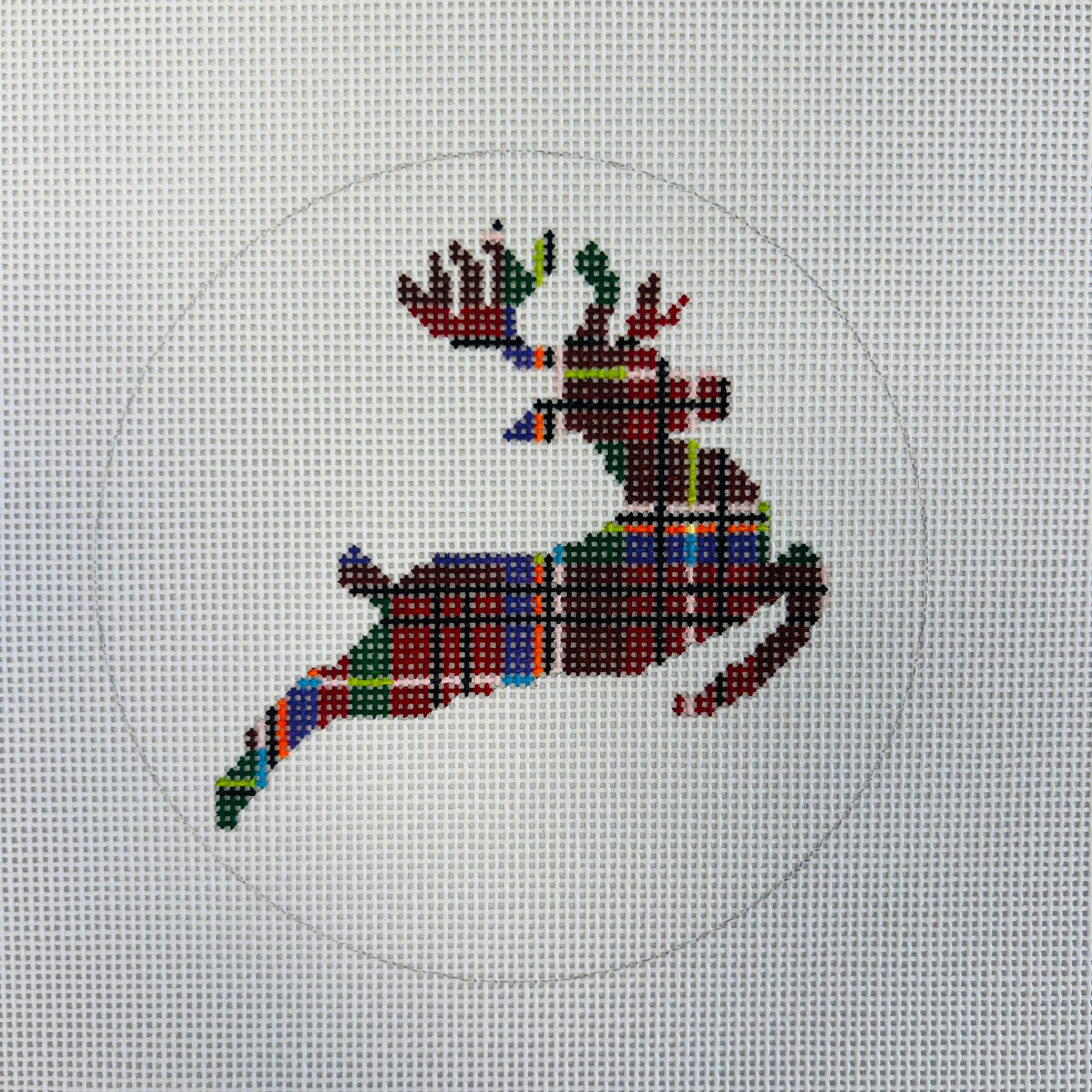 NOEL - plaid – Barbara's Needlepoint