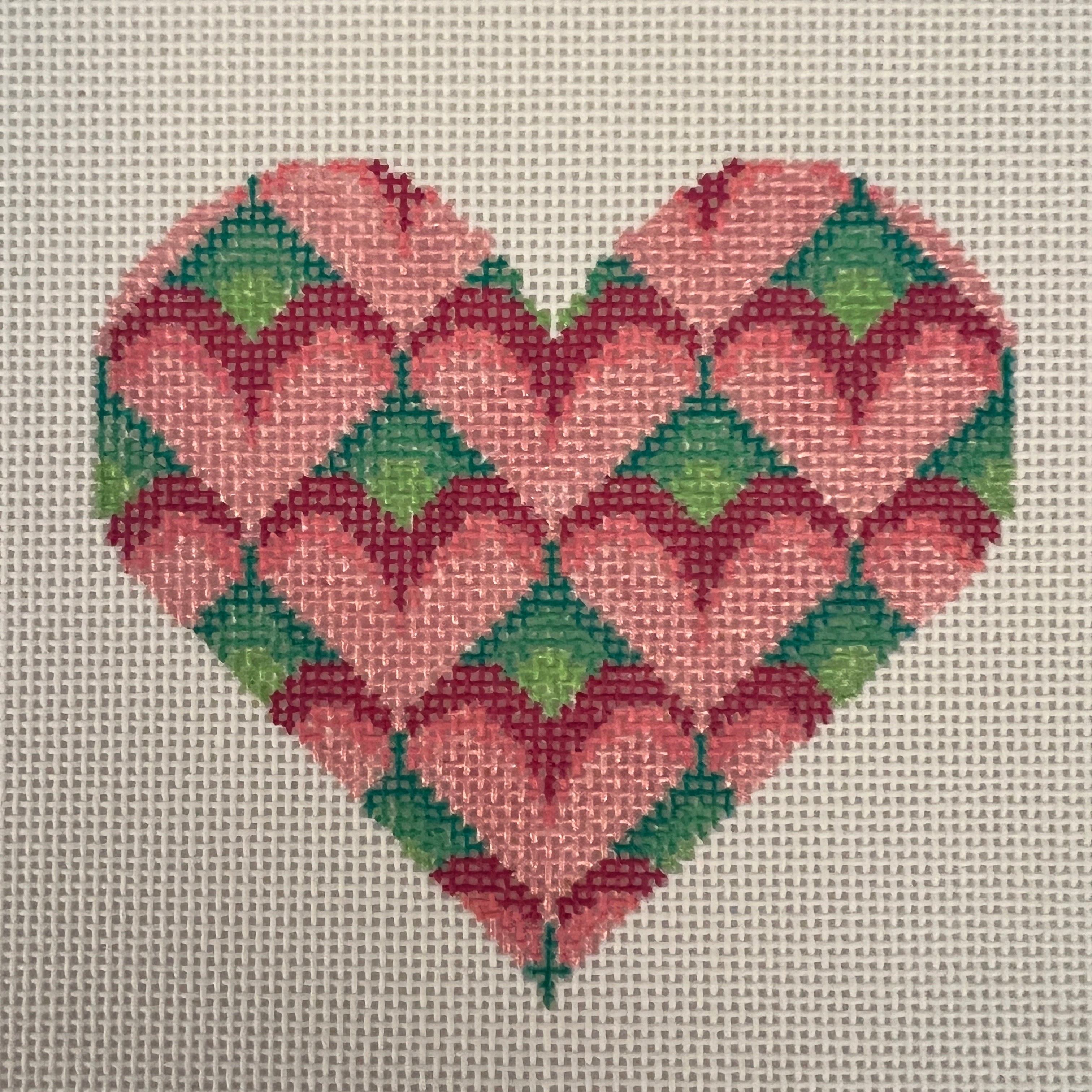 Love Leopard Heart – Barbara's Needlepoint