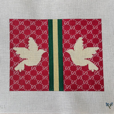 Dove on G's Clutch Needlepoint Canvas