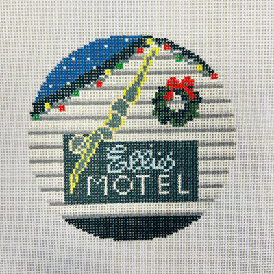 Ellis Motel Needlepoint Canvas