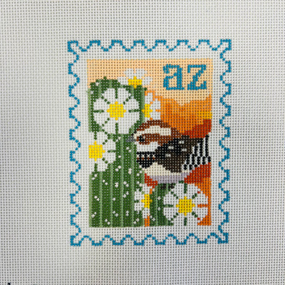 Arizona Stamp Needlepoint Canvas