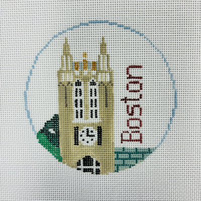 Boston College Ornament Needlepoint Canvas