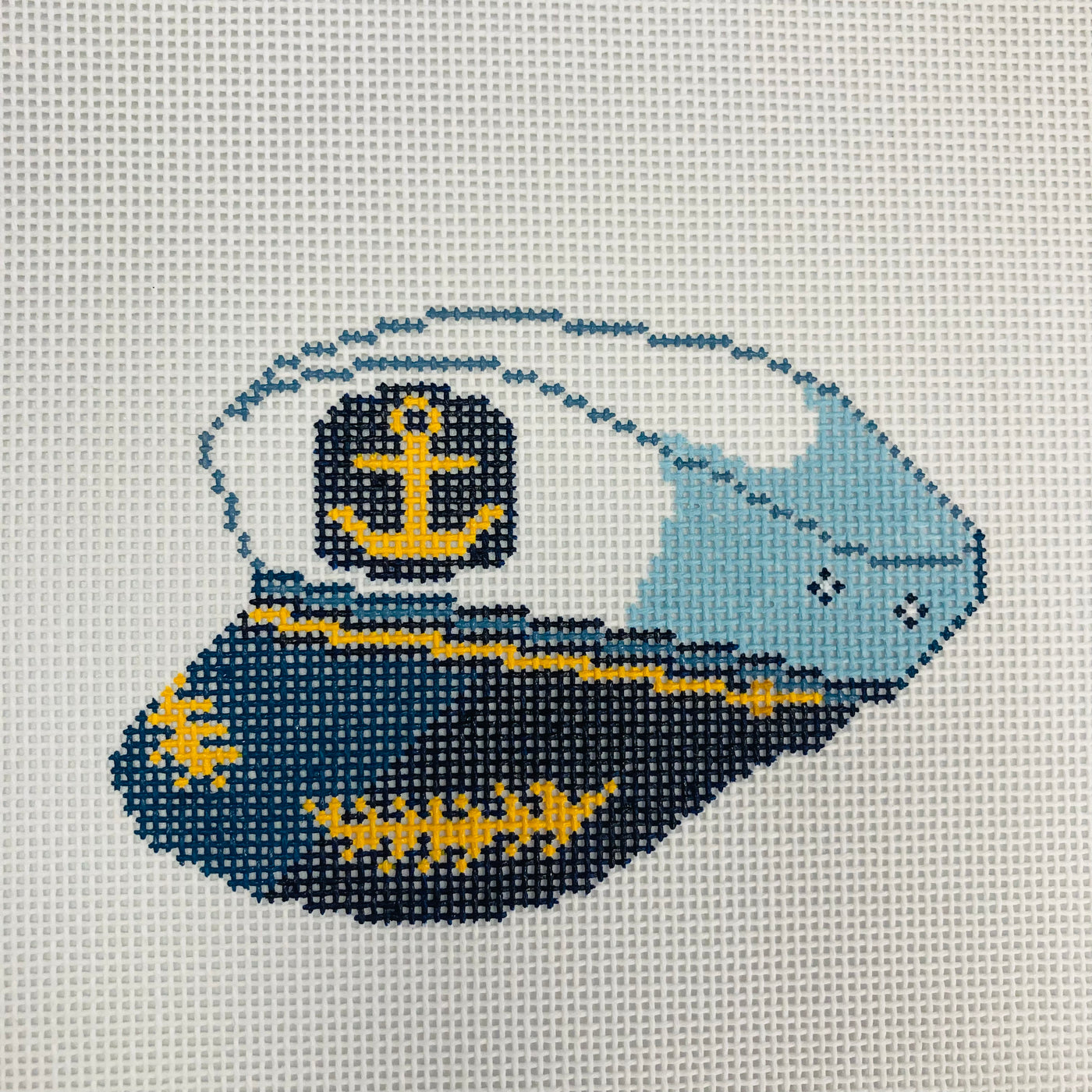 Captain's Hat Needlepoint Canvas