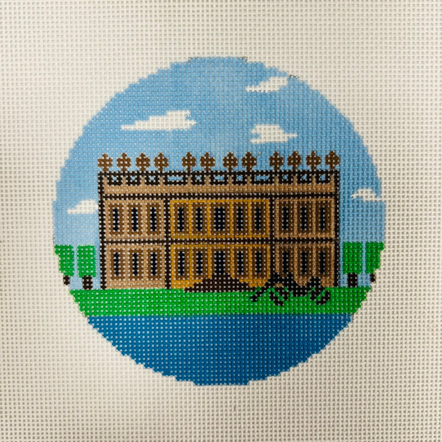 Pemberley Round/Ornament Needlepoint Canvas