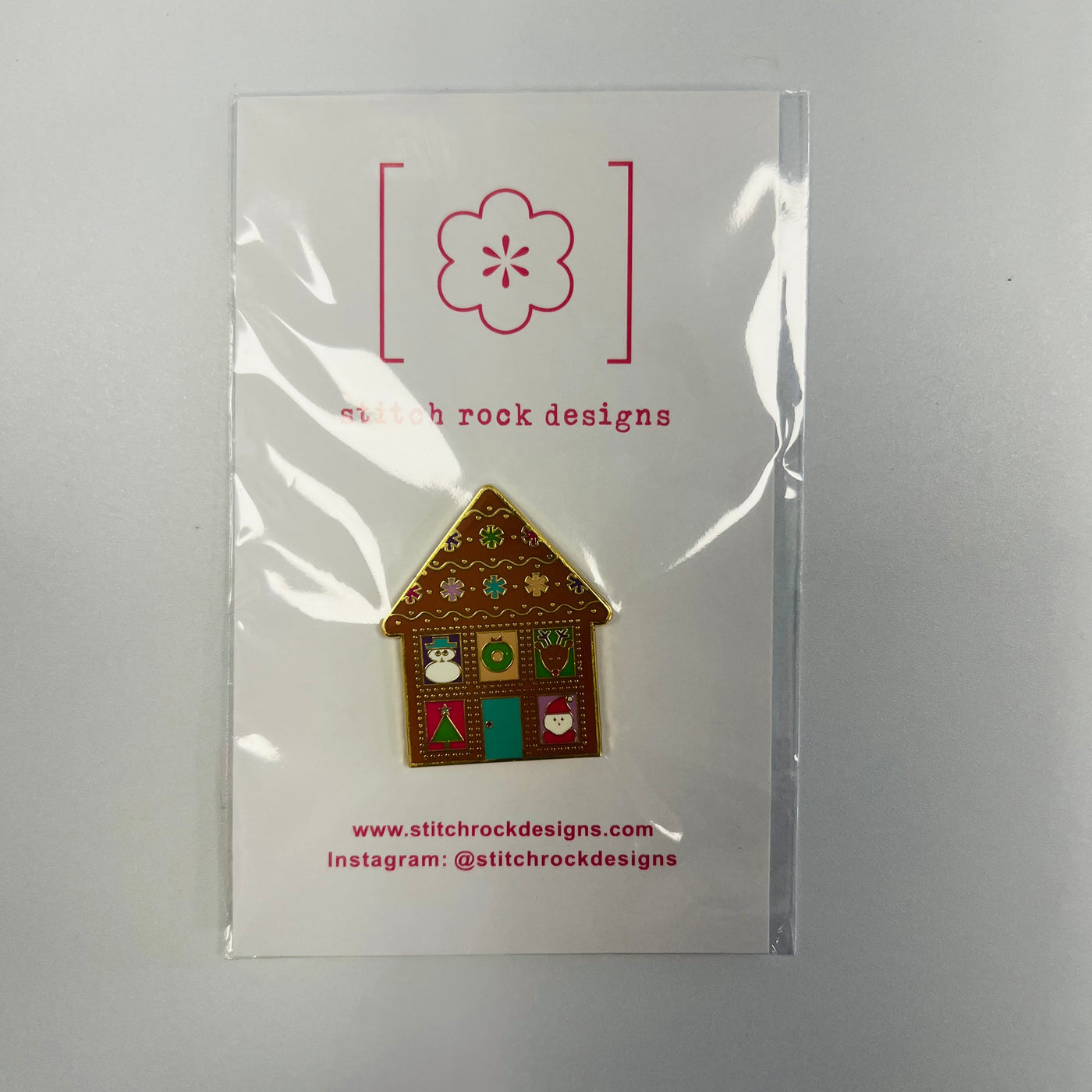 Gingerbread House Needle Minder