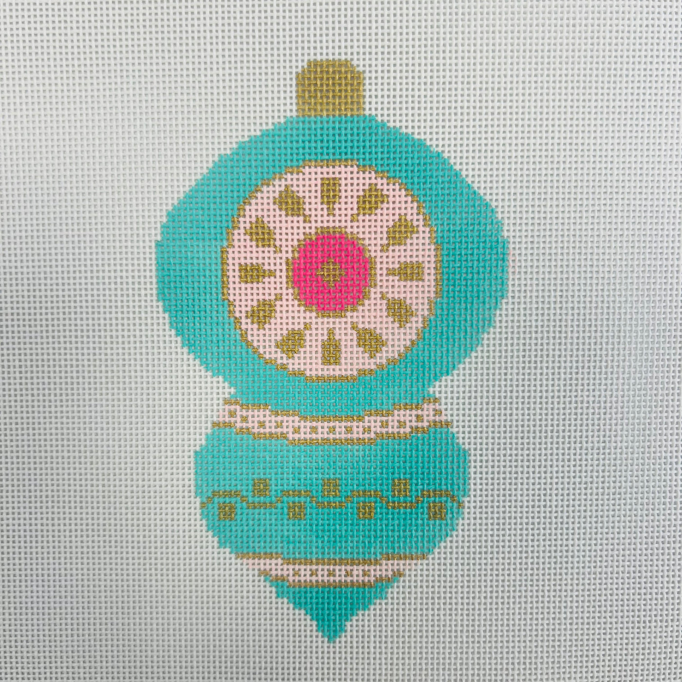 Turquoise Bauble Ornament