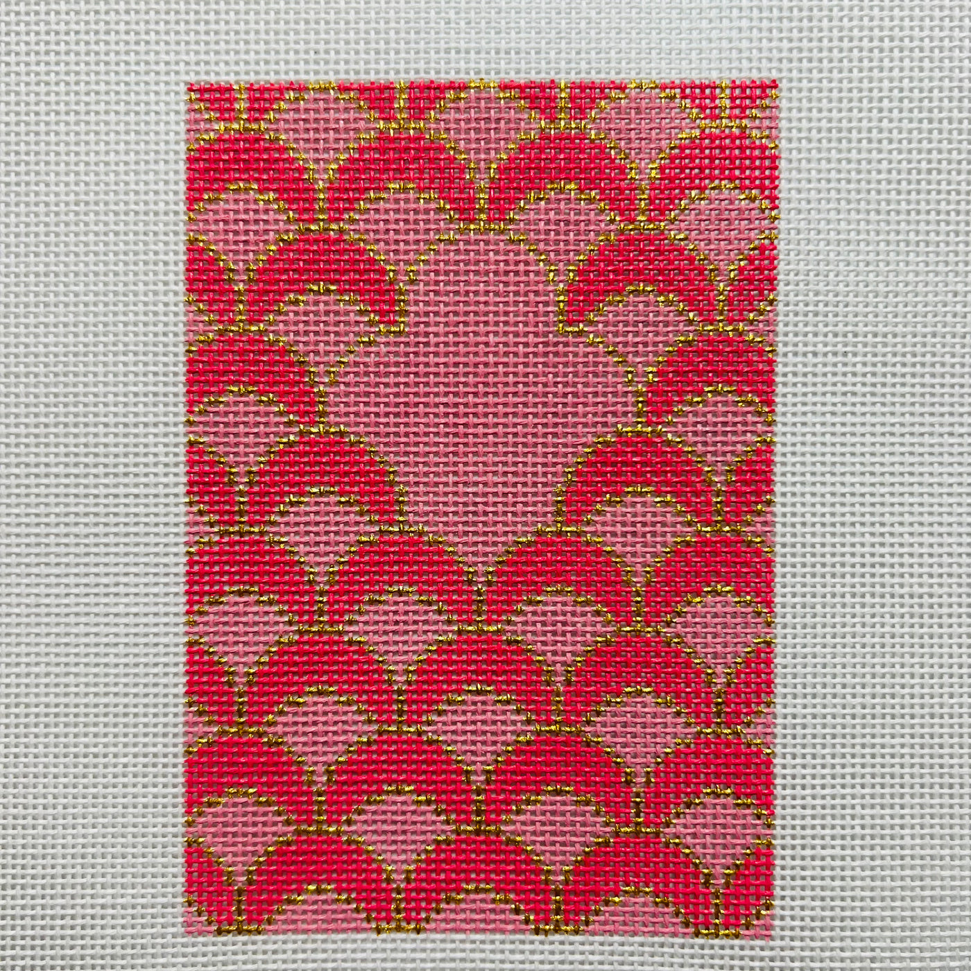 Seashell Passport Insert Needlepoint Canvas