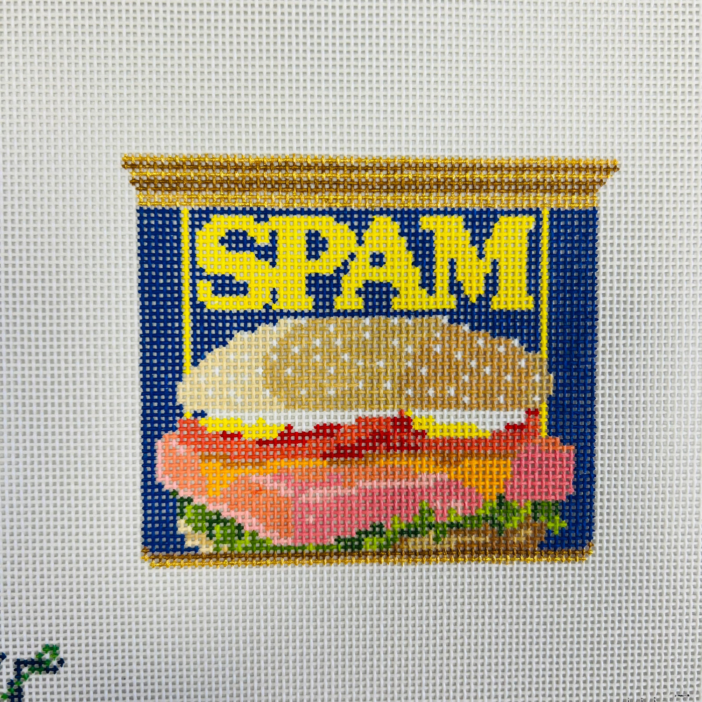 Spam Needlepoint Canvas