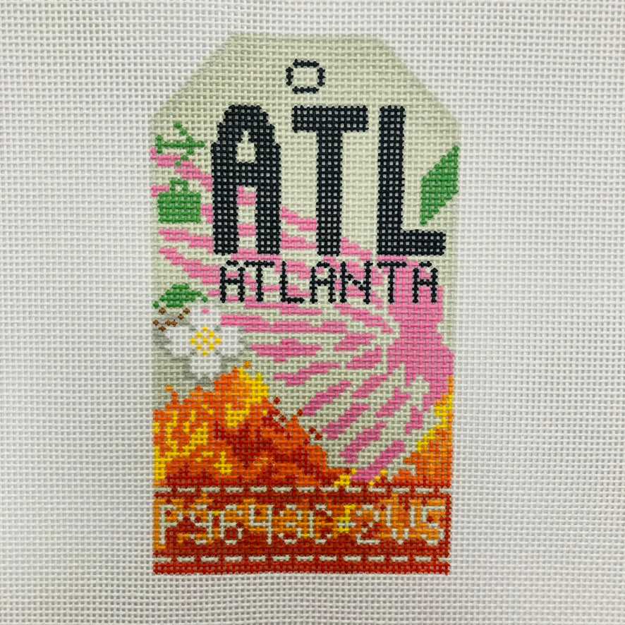 Atlanta Retro Travel Tag