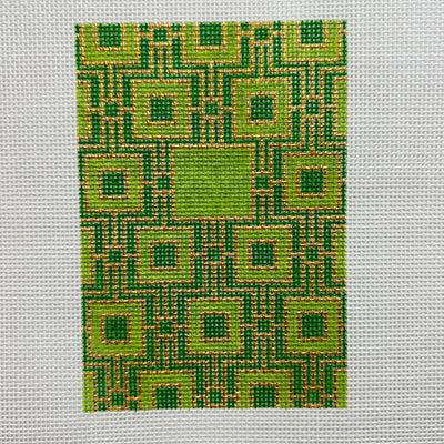 Emerald Passport Insert Needlepoint Canvas