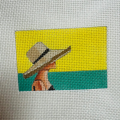 Sunhat Insert Needlepoint Canvas