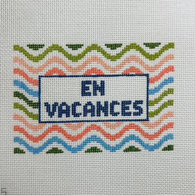 En Vacances Needlepoint Canvas