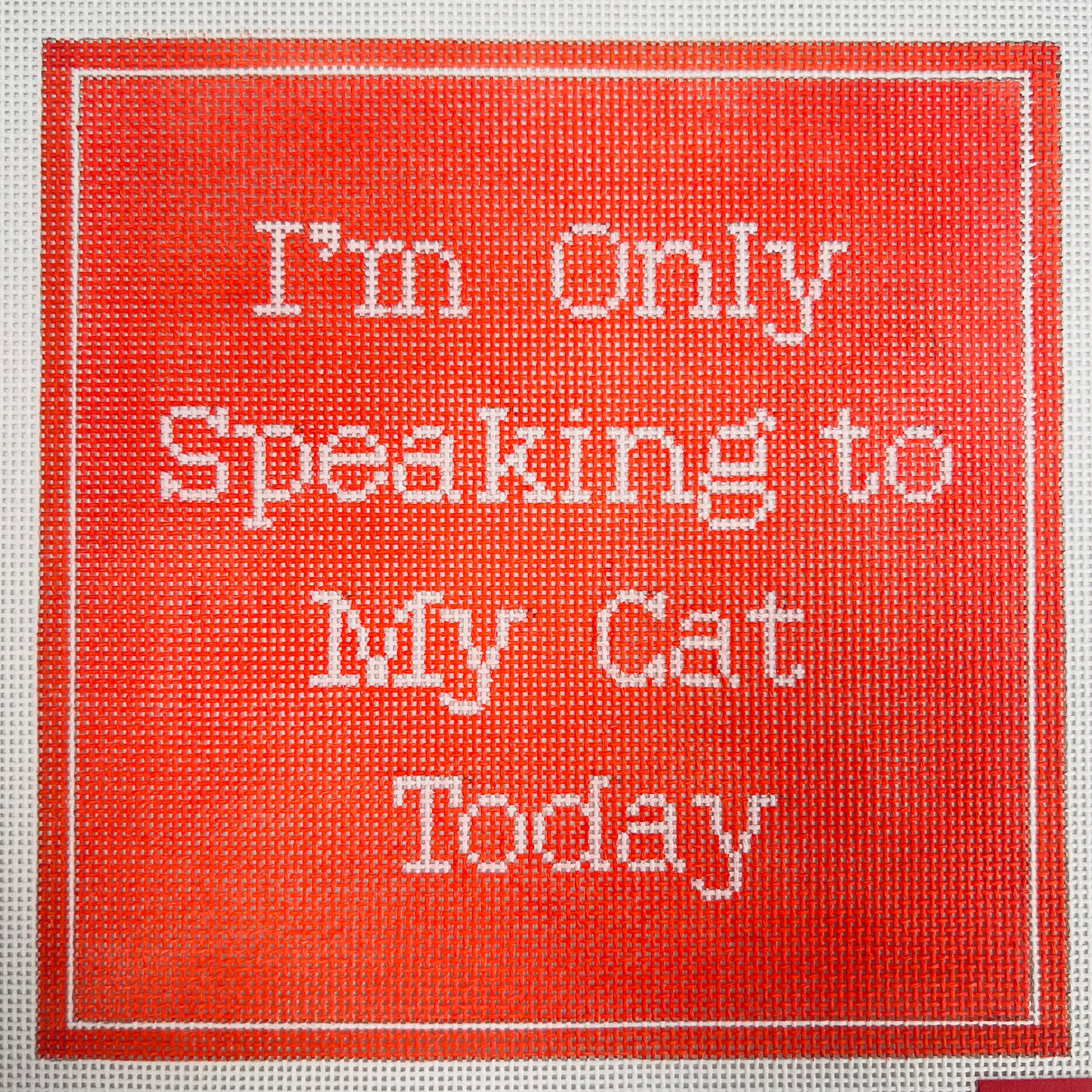 Speaking to My Cat Today - Coral