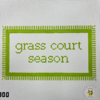 Grass Court Season Needlepoint Canvas