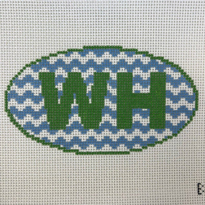 Watch Hill Bumper Sticker Ornament Needlepoint Canvas