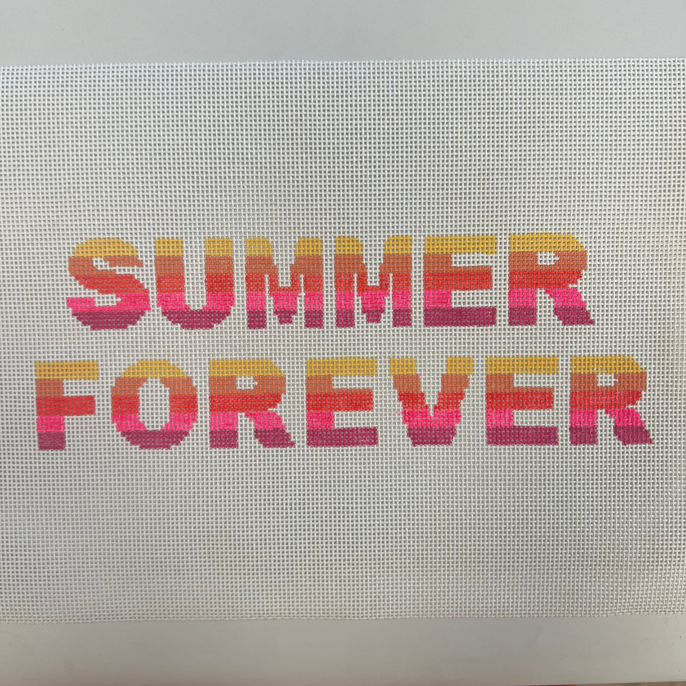 Summer Forever Needlepoint Canvas