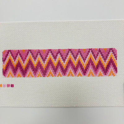 Pink ZigZag Cuff Needlepoint Canvas