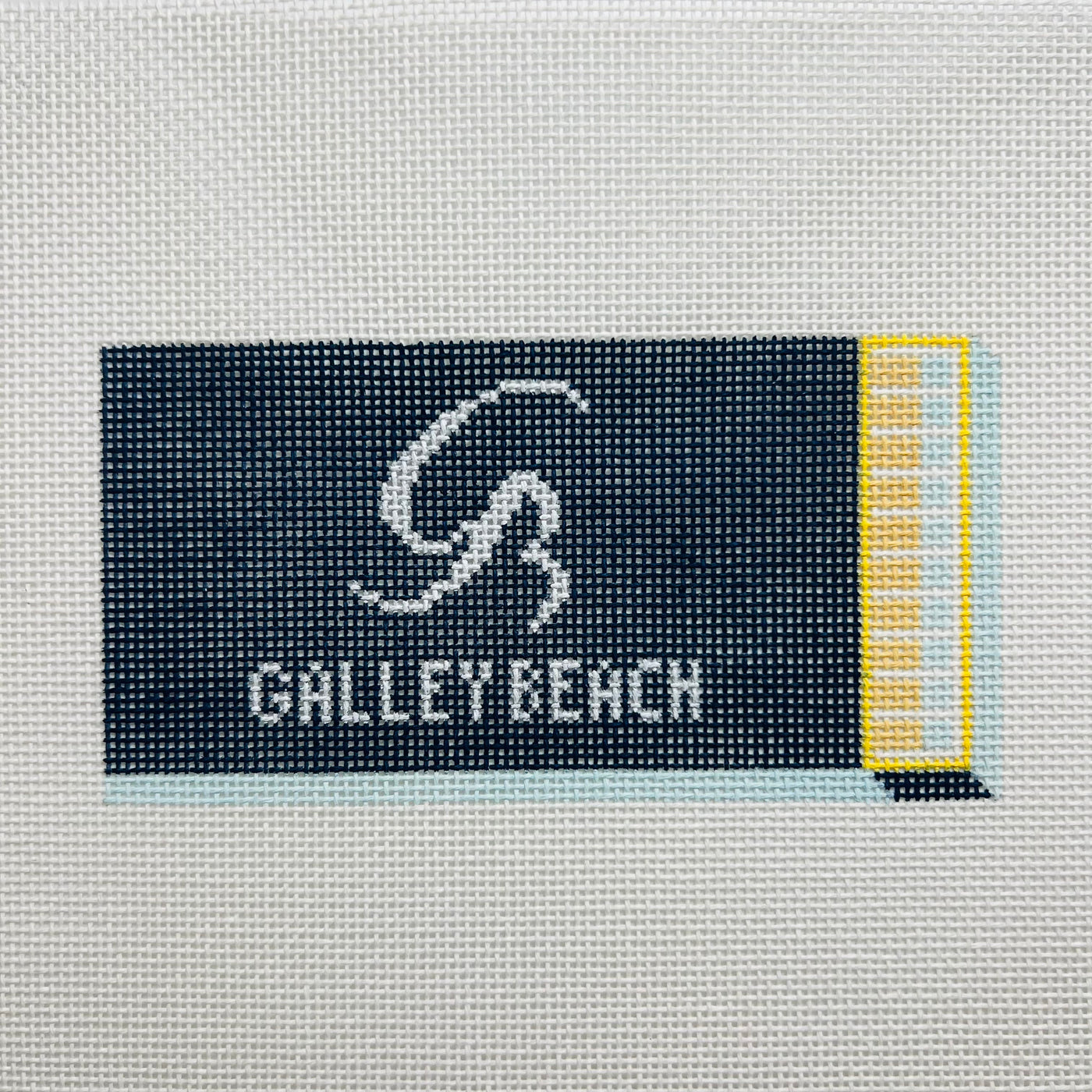 Galley Beach Match Box Needlepoint Canvas