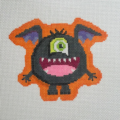 Bat Monster Needlepoint Canvas