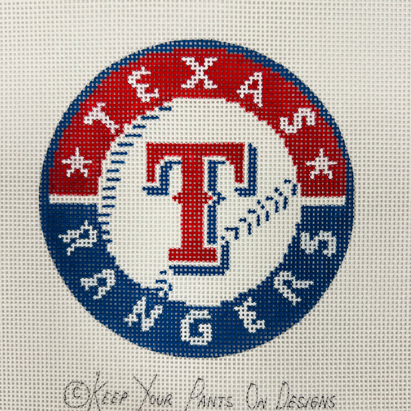 Texas Rangers Baseball Round