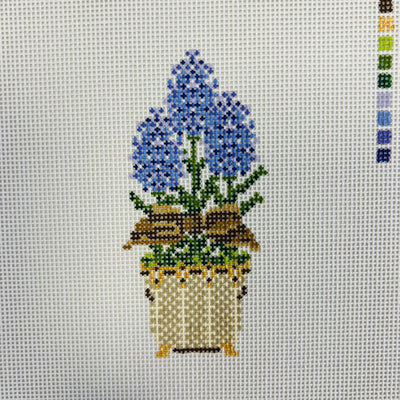 Hyacinth Topiary Needlepoint Canvas