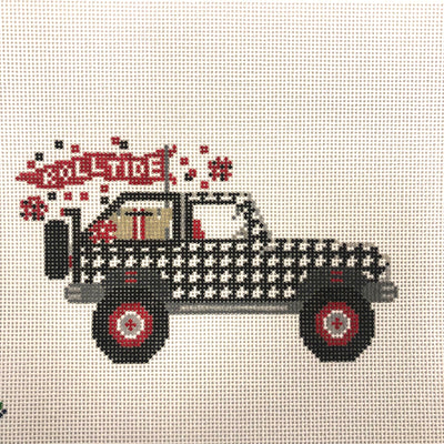 Alabama Jeep Needlepoint Canvas