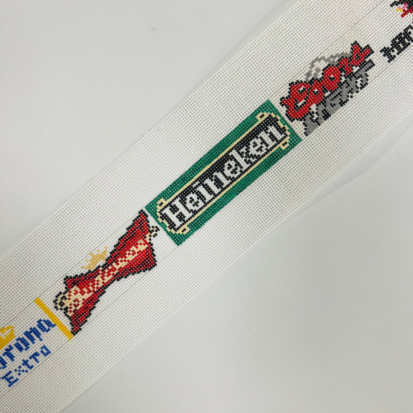 More Beer Belt Needlepoint Canvas