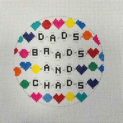 Dads, Brads & Chads Needlepoint Canvas