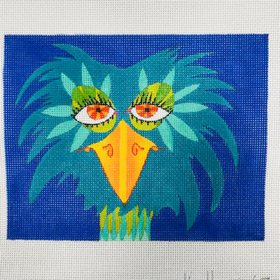 Ostrich  13/18 Needlepoint canvas