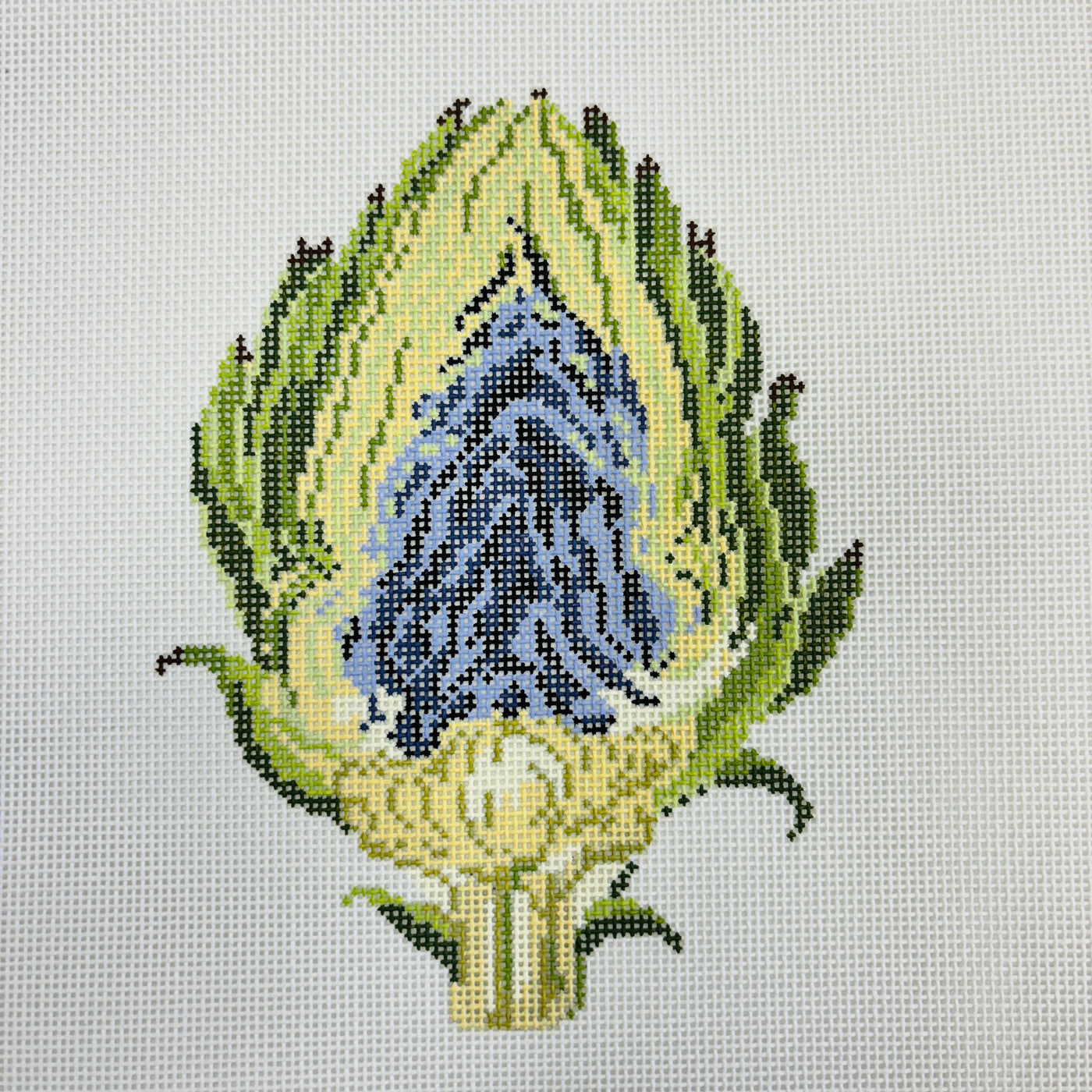 Crosscut Artichoke Needlepoint Canvas