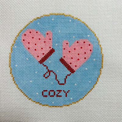 Cozy Mittens Needlepoint Canvas