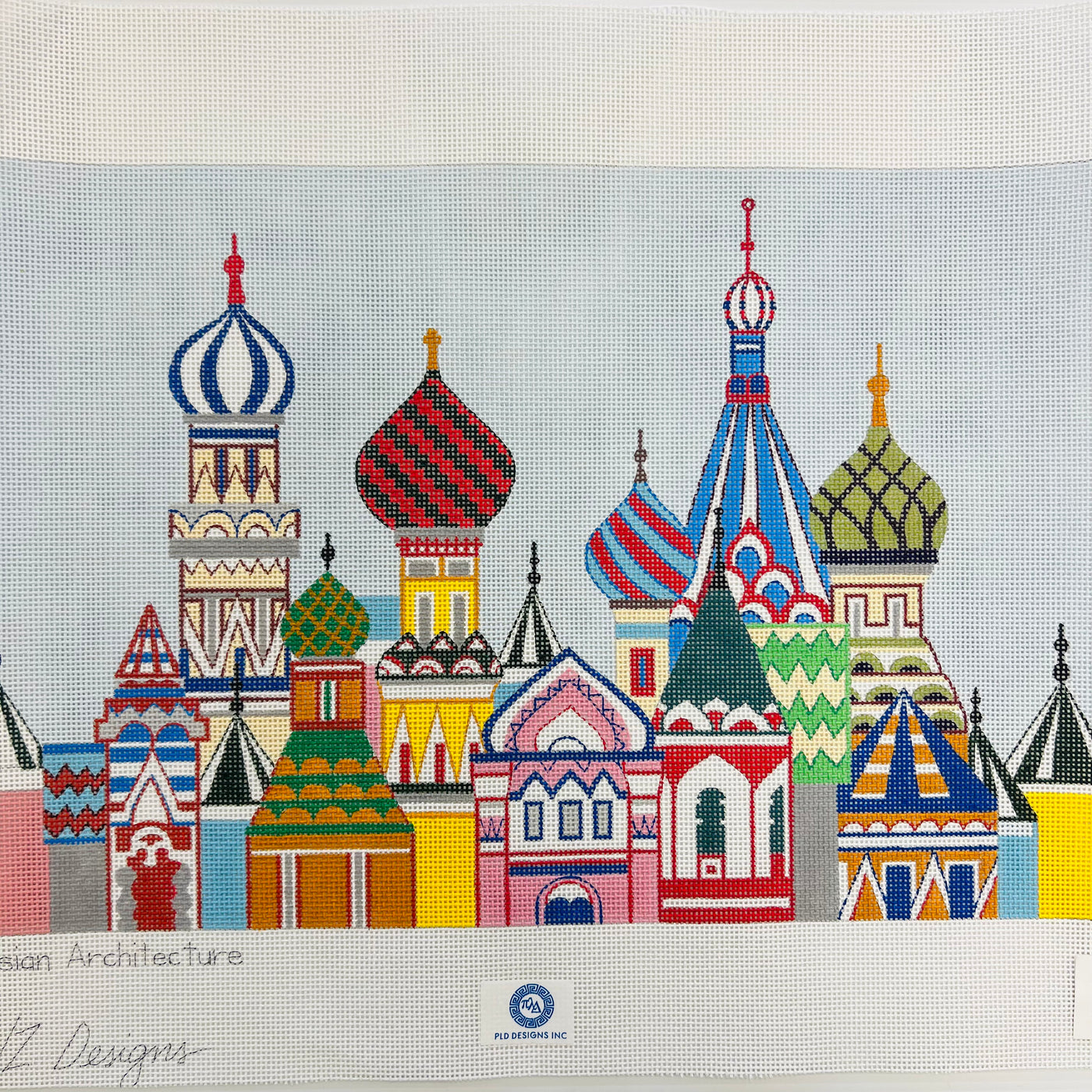 RUSSIAN ARCHITECTURE Needlepoint Canvas