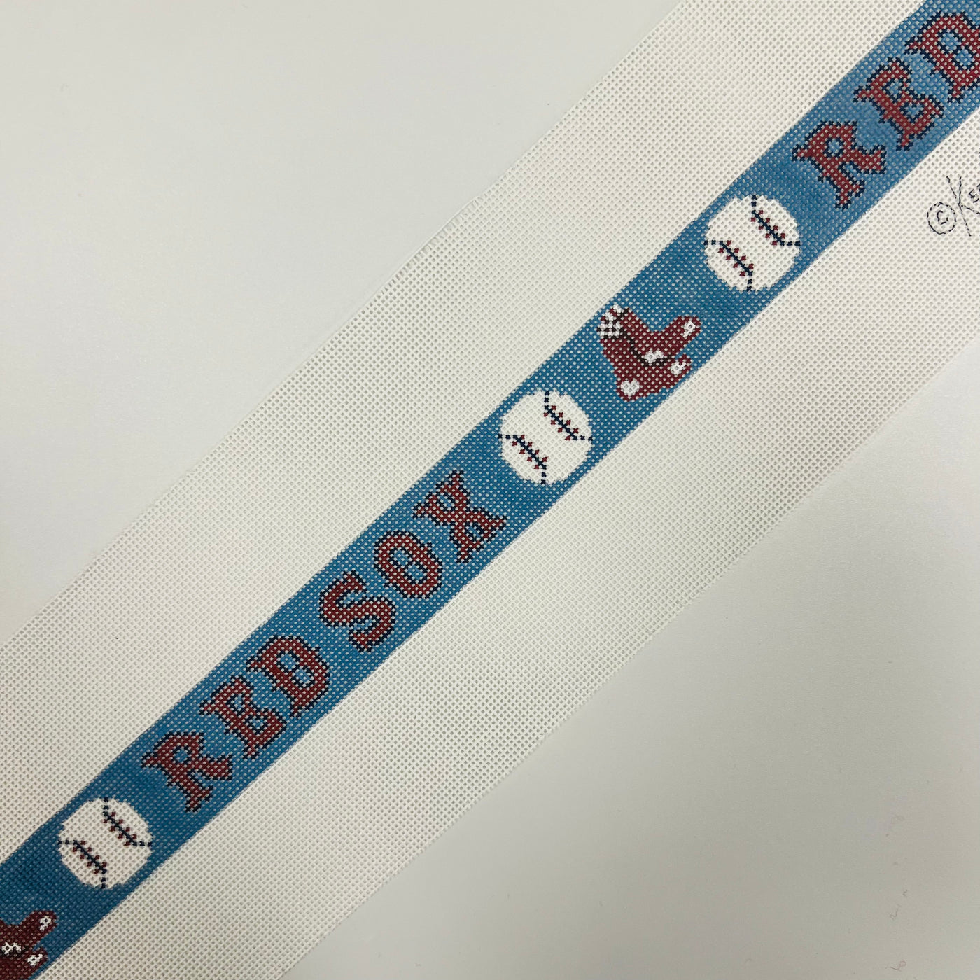 Red Sox with Blue Background Belt