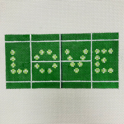 Love Green Needlepoint Canvas