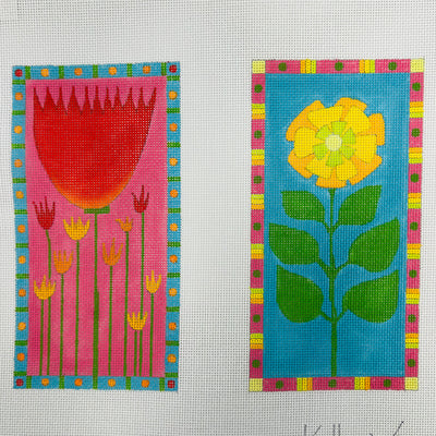 Tulip/ Zinnia EGC Needlepoint Canvas