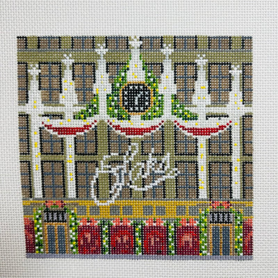 Saks Storefront Needlepoint Canvas