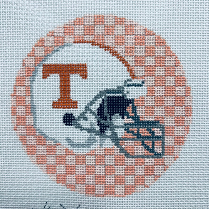 University of Tennessee Round Needlepoint Canvas