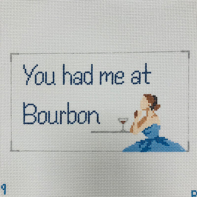 You had me at Bourbon Needlepoint Canvas