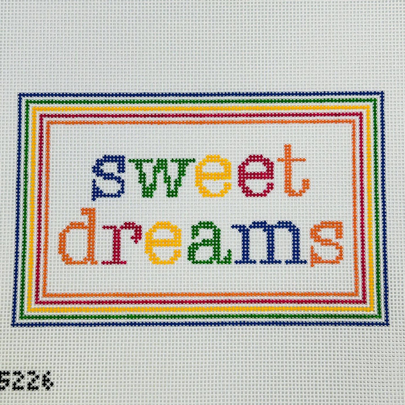 Sweet Dreams Needlepoint Canvas