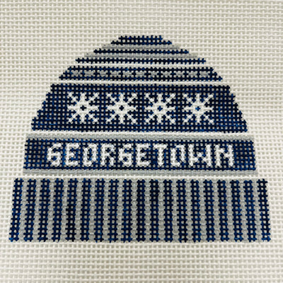 Georgetown Hat Ornament Needlepoint Canvas