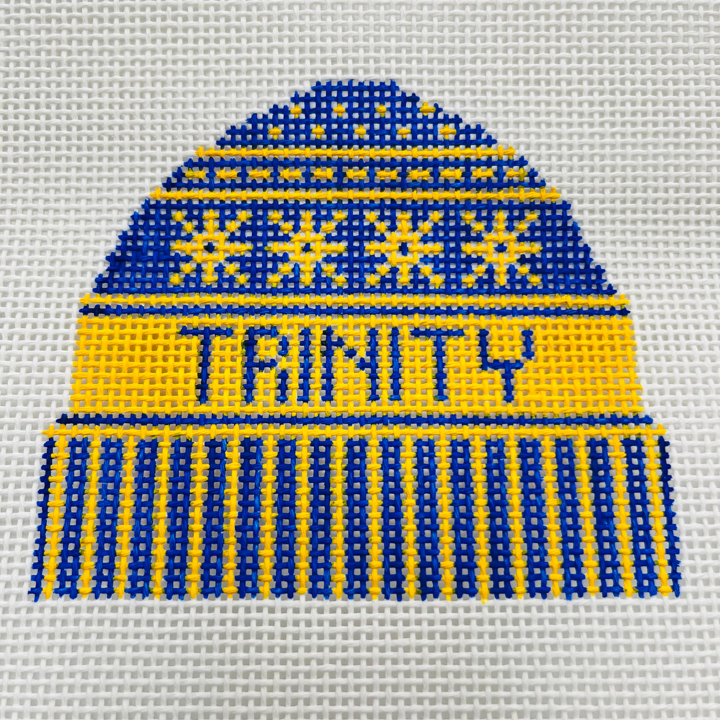 Trinity Hat Ornament Needlepoint Canvas