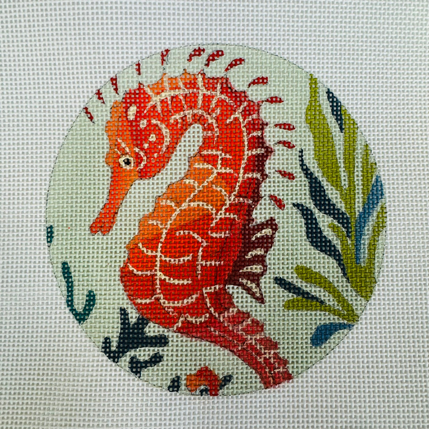 Sea Horse Needlepoint Canvas