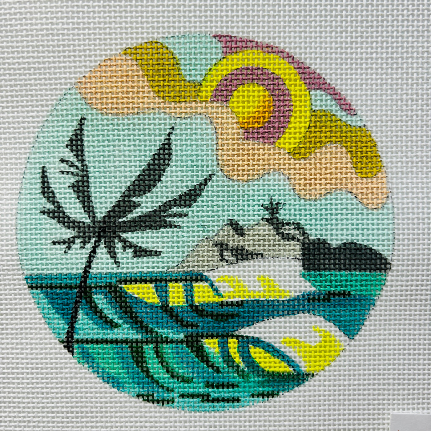 Island Vibe Needlepoint Canvas