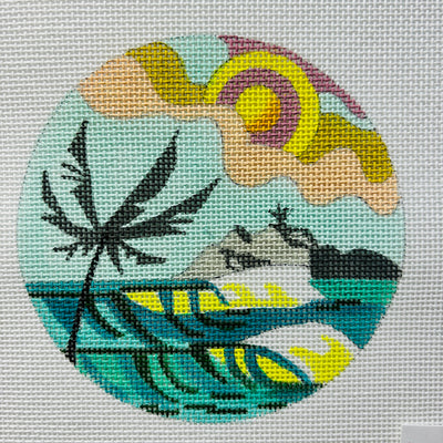 Island Vibe Needlepoint Canvas