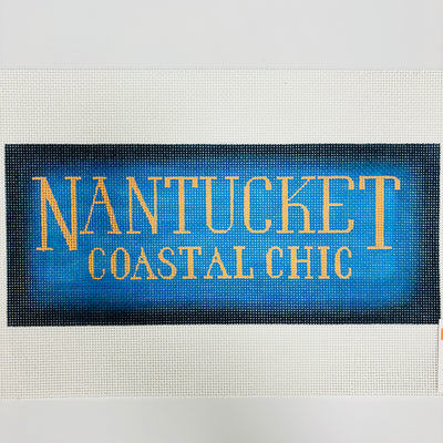 Nantucket Coastal Chic Needlepoint Canvas