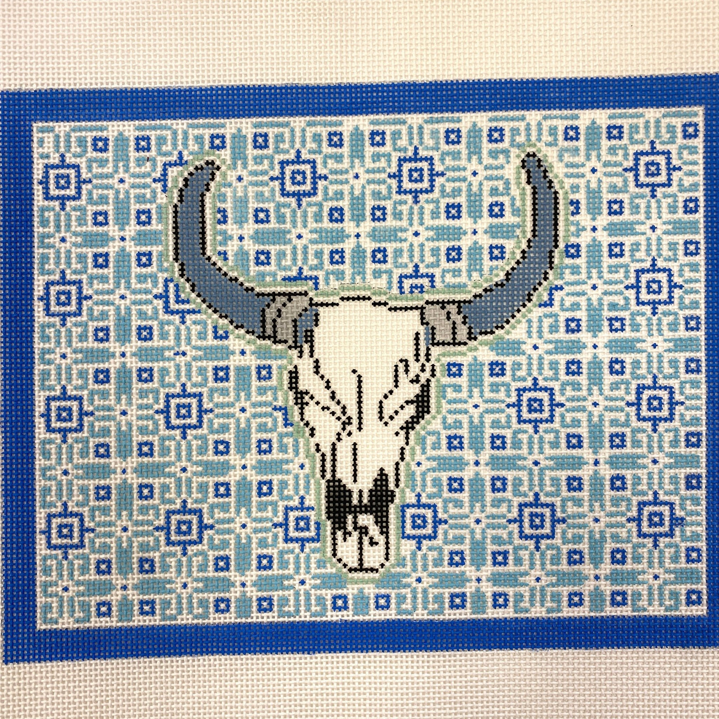 A Day in Santa Fe needlepoint canvas - Bargello Needlepoint