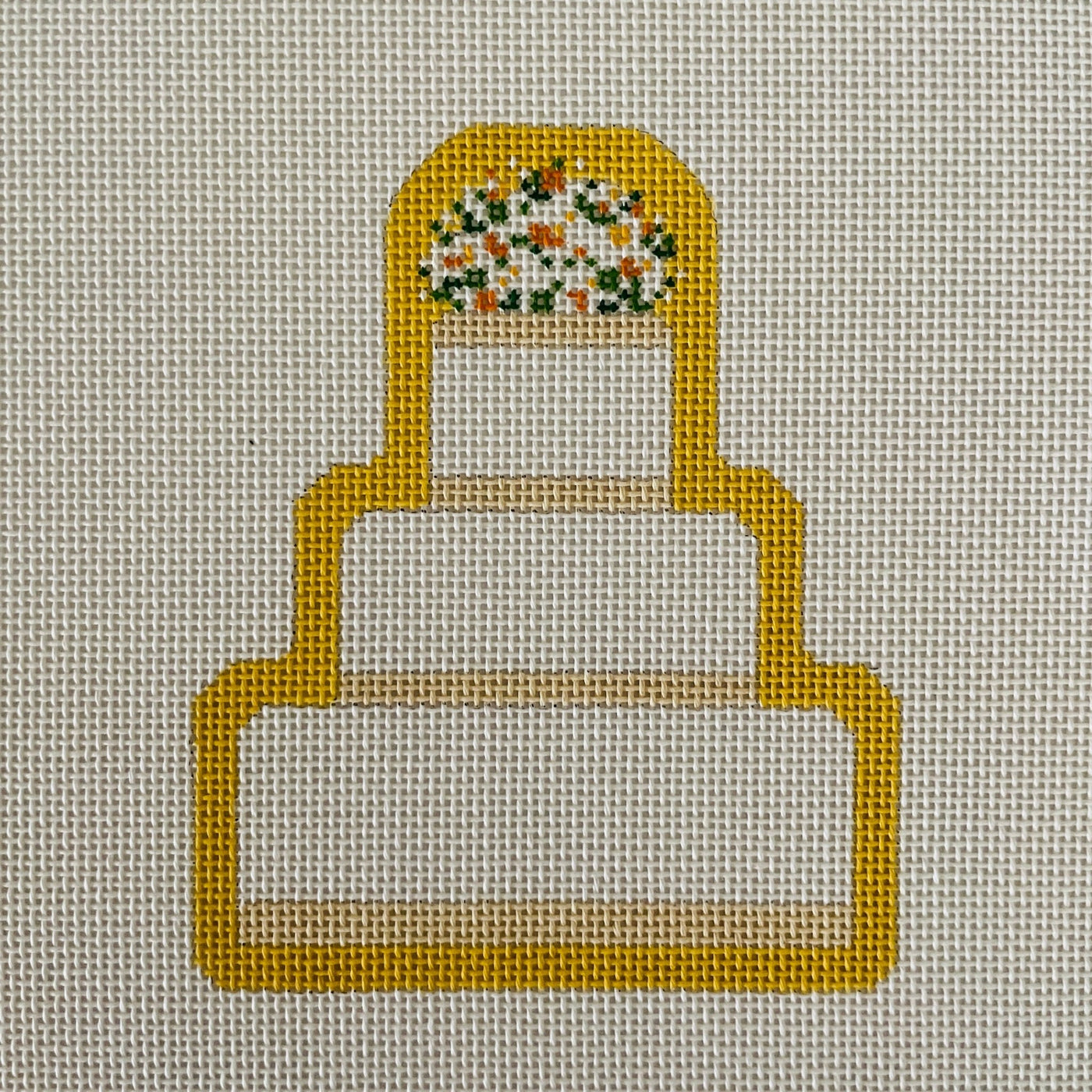 Abby Wedding Cake needlepoint canvas - Bargello Needlepoint