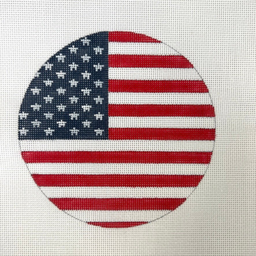 American Flag needlepoint canvas - Bargello Needlepoint