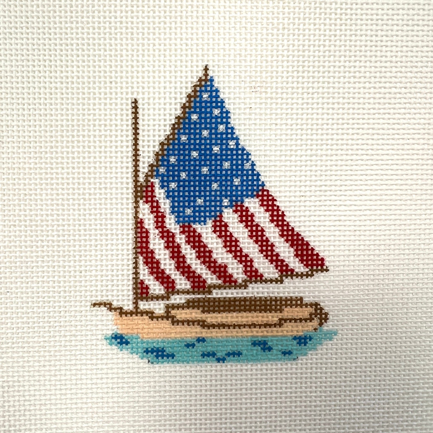 American Sails needlepoint canvas - Bargello Needlepoint