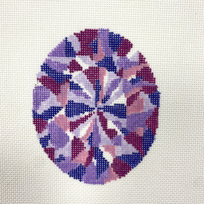 Amethyest needlepoint canvas - Bargello Needlepoint